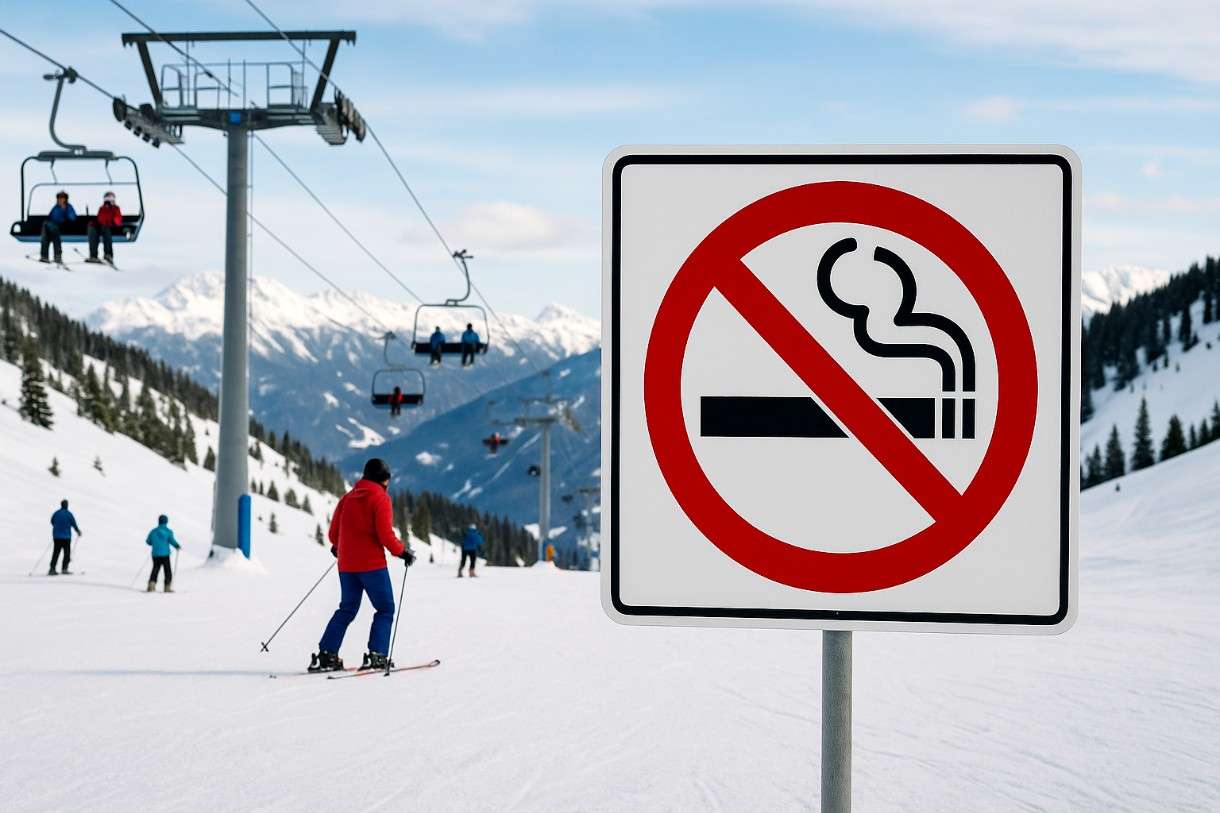 Zigarettenverbot auf den Skipisten – Frankreich zieht eine klare Linie