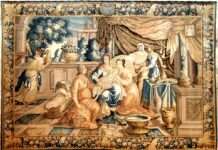 Ein Gütesiegel für die Ewigkeit – wie das IGP-Siegel der Tapisserie d’Aubusson Aufwind gibt Tapisserie_d'Aubusson-Naissance_de_Marie_Wikipedia