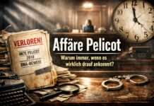 Warum immer dann, wenn es wirklich drauf ankommt? Ein Kommentar zur Affäre Pelicot Akte_Dominique_Pelicot_Illustration