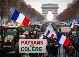 Wenn der Protest vor Gericht endet: Die Confédération paysanne verklagt den Staat Bauern-Proteste-Paris_Illustration