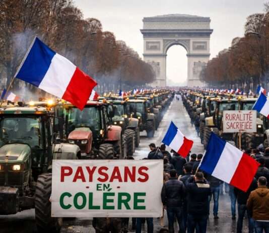 Traktoren in Paris – Ausdruck einer tief liegenden Agrarkrise Bauern-Proteste-Paris_Illustration