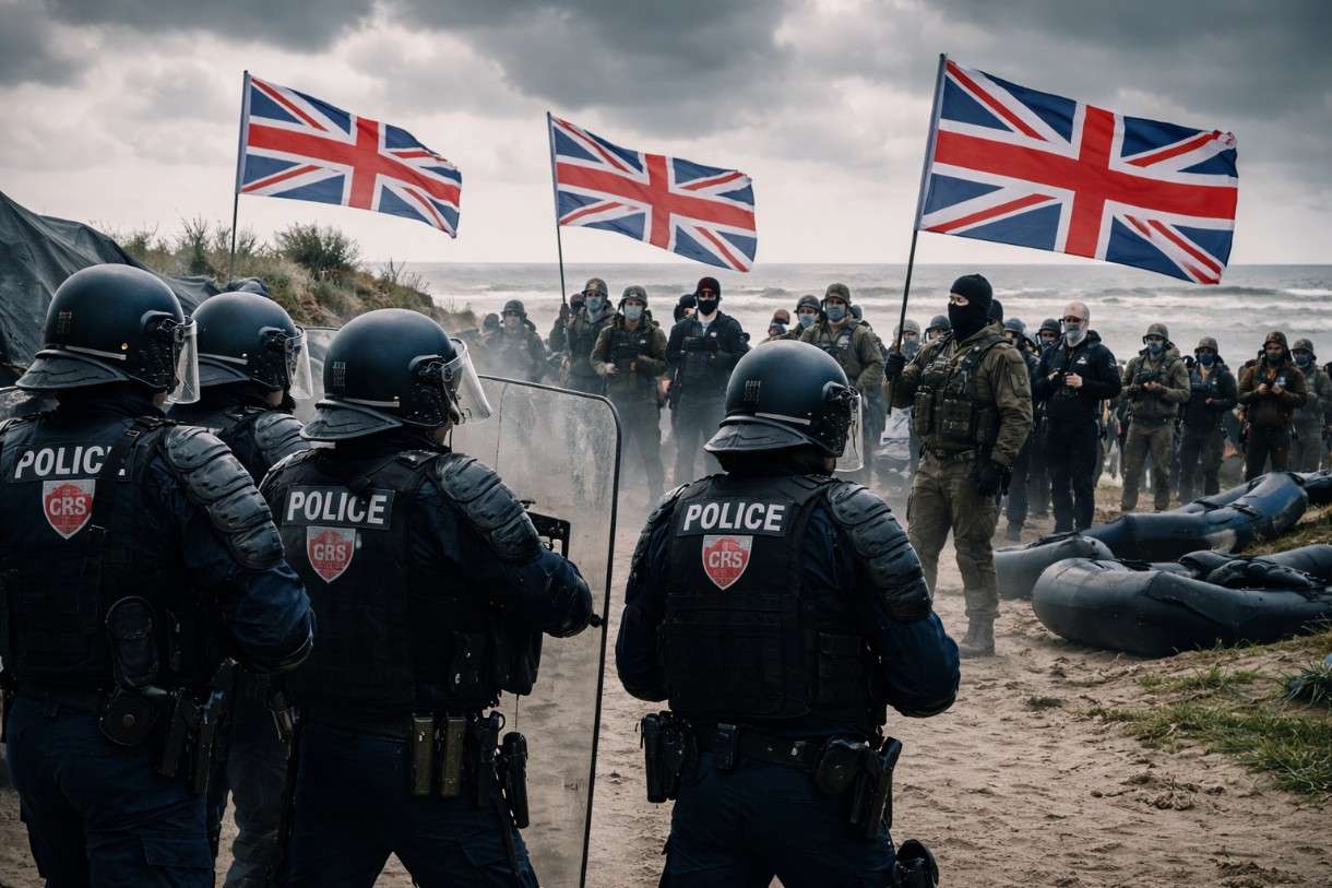 Gewalt gegen Migranten: Frankreich weist zehn britische Rechtsextreme aus