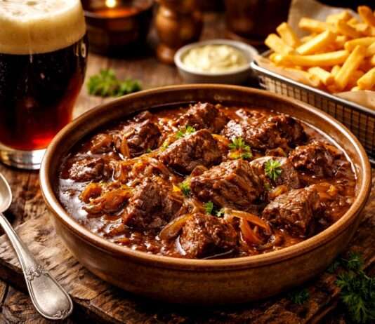 Carbonade Flamande – Ein Schmorgericht mit Charakter, Herz und Heimat Carbonade-Flamande_Illustration