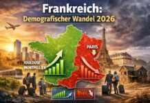Wachstum mit Grenzen: Wo Frankreich noch zulegt – und wo es schrumpft Demografischer-Wandel-Frankreich_Illustration