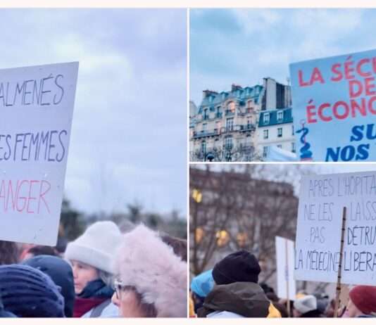 Die Weisskittel schlagen Alarm – Frankreichs Ärzte gegen die Gesundheitsreform Demonstration-freie-Ärzte_Paris_ScreenX