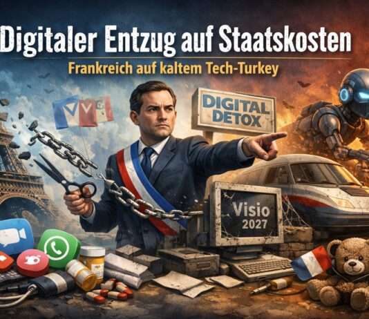 Digitaler Entzug auf Staatskosten – Frankreich auf kaltem Tech-Turkey Digitaler-Entzug-des-Staates_Illustration