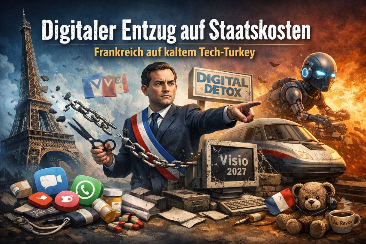 Digitaler Entzug auf Staatskosten – Frankreich auf kaltem Tech-Turkey