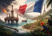 Zurück in die Tiefe? Frankreich diskutiert um die Zukunft fossiler Energien in seinen Überseegebieten Fossile-Energie_Frankreich_Übersee_Illustration