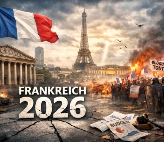 Frankreich 2026 – Das Jahr der Entscheidung zwischen Instabilität und Neubeginn Frankreich_2026_düstere-Aussichten_Illustration