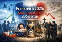 Frankreich am demografischen Wendepunkt – Mehr Todesfälle als Geburten im Jahr 2025 Frankreich_Geburten-Sterberate_Illustration