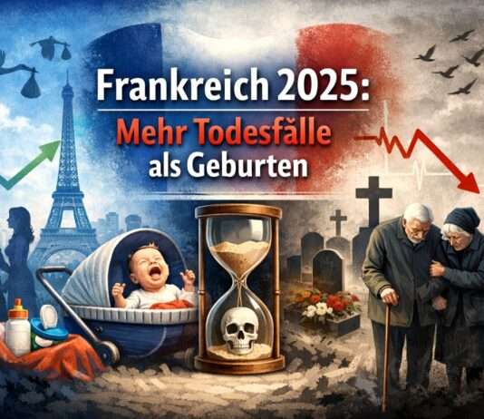 Frankreich am demografischen Wendepunkt – Mehr Todesfälle als Geburten im Jahr 2025 Frankreich_Geburten-Sterberate_Illustration