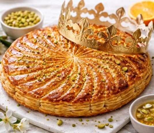 Epiphanie: Galette des Rois mit Pistazien & Orangenblüte Galette-des-Rois-mit-Pistazien-&-Orangenblüte