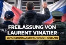 Gefangenentausch mit Moskau: Die stille Diplomatie hinter der Freilassung von Laurent Vinatier Gefangenenaustausch-Frankreich-Russland_Illustration