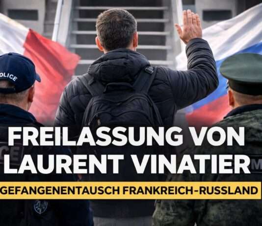 Gefangenentausch mit Moskau: Die stille Diplomatie hinter der Freilassung von Laurent Vinatier Gefangenenaustausch-Frankreich-Russland_Illustration