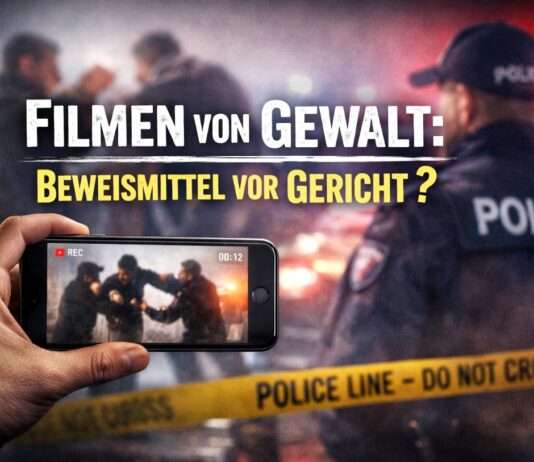 Wenn die Kamera läuft und das Herz rast Gewalt_Filmen_Illustration