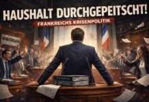 Kommentar: Endlich ein Haushalt. Applaus bitte. Die Demokratie aber steht draußen und raucht. Haushatsgesetz-2026-Artikel49-3_Illustration