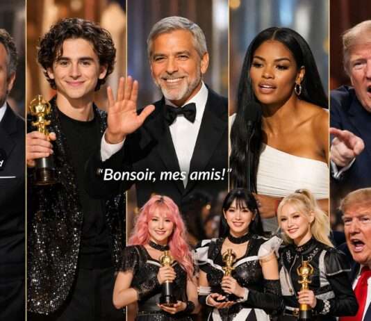 Goldene Kugeln, scharfe Spitzen und ein Hauch Französisch – die sechs Momente, über die bei den Golden Globes 2026 gesprochen wird Illustration-Golden-Globes