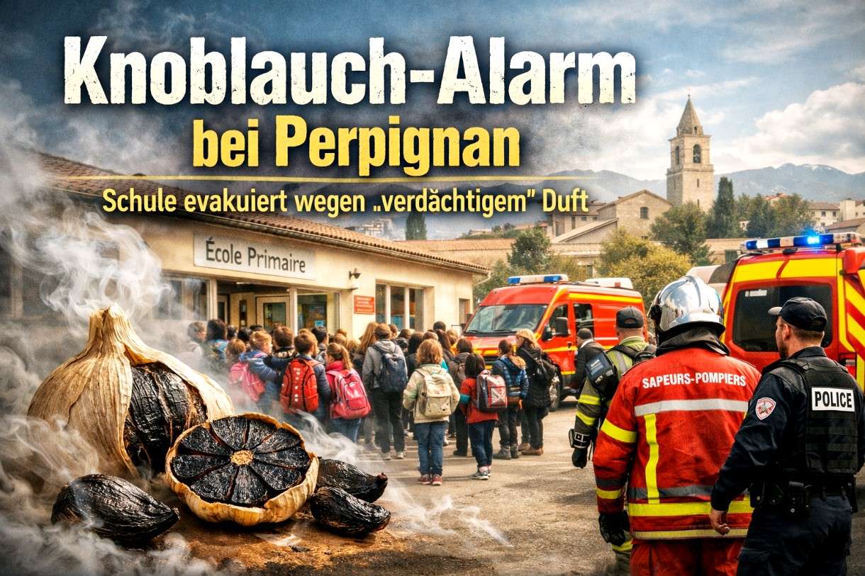 Der Duft der Vorsicht – warum eine Knoblauchwolke nahe Perpignan zur Räumung einer Schule führte