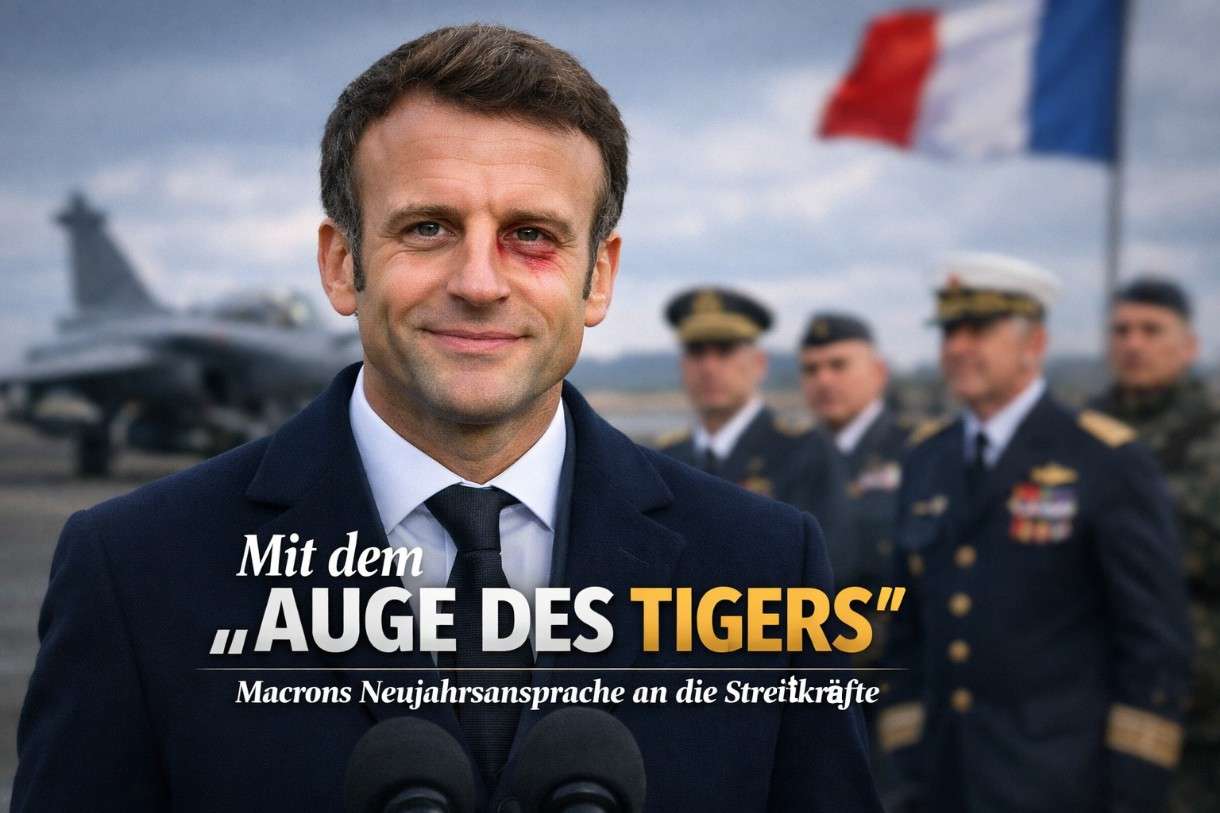 Mit dem „Auge des Tigers“ ins neue Jahr – Macrons Spagat zwischen Selbstironie und strategischer Botschaft