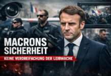 Macrons Sicherheit: Nein, der Präsident hat seine Leibwache nicht verdreifacht Macrons-Sicherheit_Fake-News_Illustration