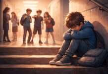 Wenn Schule zur stillen Belastung wird – was Mobbing mit Kindern macht und was wirklich hilft Mobbing_Schule_Illustration