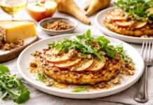 Genuss im Winter: Pastinaken-Galette mit Apfel, Comté & Walnuss-Vinaigrette Pastinaken-Galette-mit-Apfel