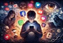 Soziale Netzwerke – Gefahr im digitalen Alltag Social-Media_Gefahren_Illustration