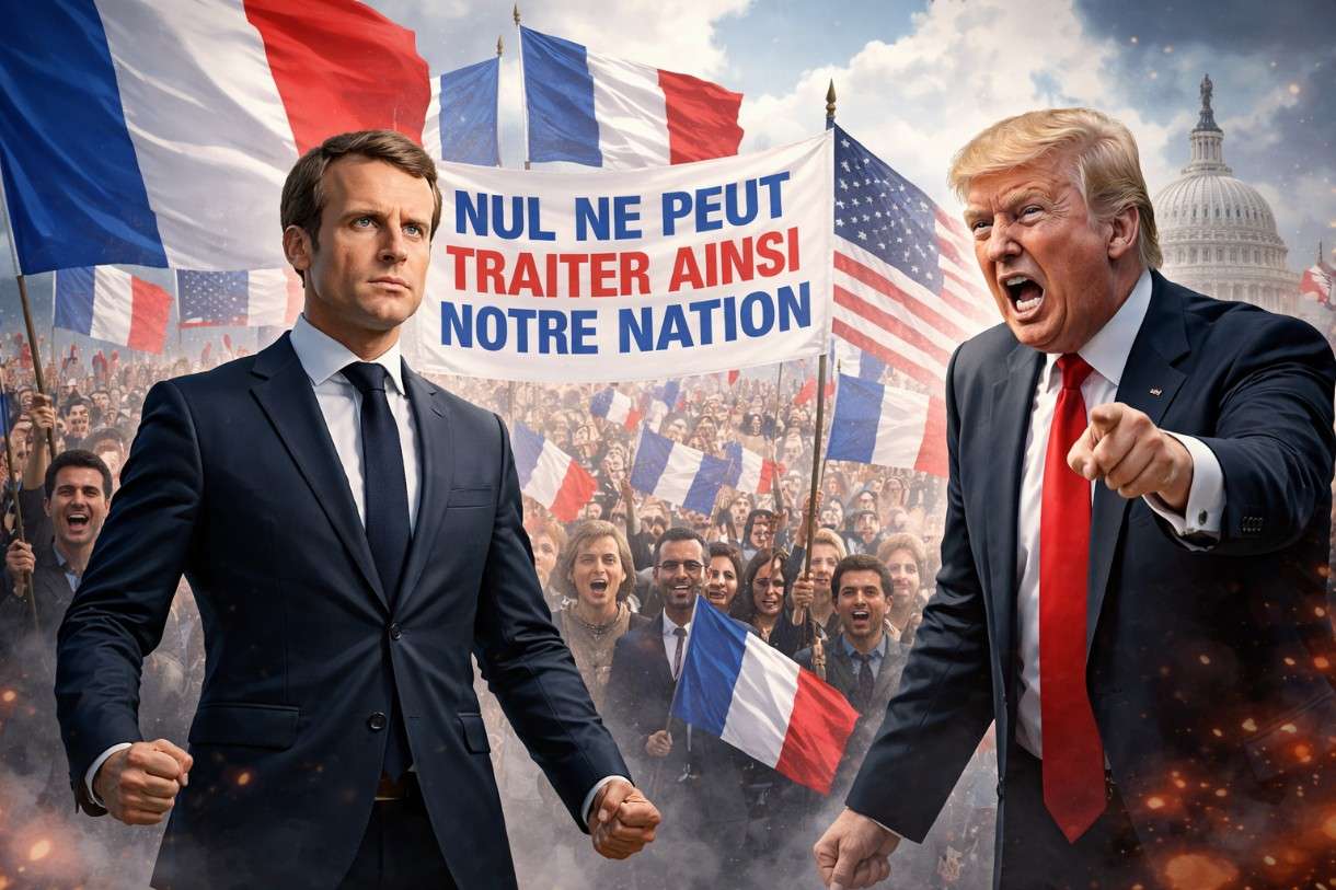 «Nul ne peut traiter ainsi notre nation»: Wie Donald Trumps Rhetorik in Frankreich eine überraschende politische Einigkeit auslöst