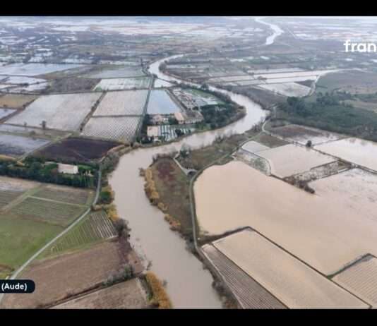 Regen ohne Pause – in der Aude sind noch immer Straßen gesperrt Überschwemmungen-Aude-21-01_ScreenFTV