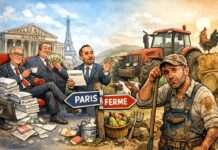 Kommentar: Wenn Paris so ackern würde wie seine Landwirte… Unproduktive_Politik_produktive_Landwirtschaft_Illustration