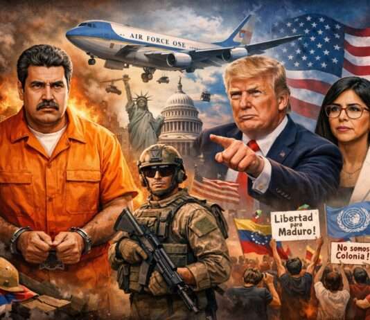 Washingtons neue Ordnung: Die Verhaftung von Nicolás Maduro und die offene Machtfrage in Venezuela Verhaftung_Maduro_Illustration