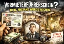 Kommentar: Vermieterführerschein? Nein. Anstand würde reichen – oder? Vermieterführerschein_Illustration