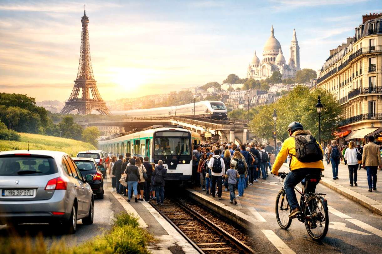Der tägliche Weg – was die Alltagsmobilität über Frankreich verrät
