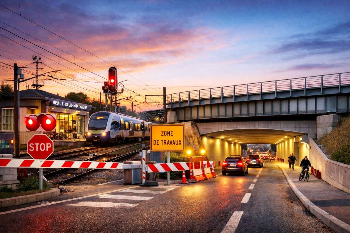 Das Ende eines tödlichen Punktes: Wie Deuil-la-Barre seinen gefährlichsten Bahnübergang verliert