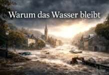 Wenn das Wasser bleibt – Frankreich im Zeitalter der neuen Fluten Dauer-Überschwemmungen-Frankreich_Illustration