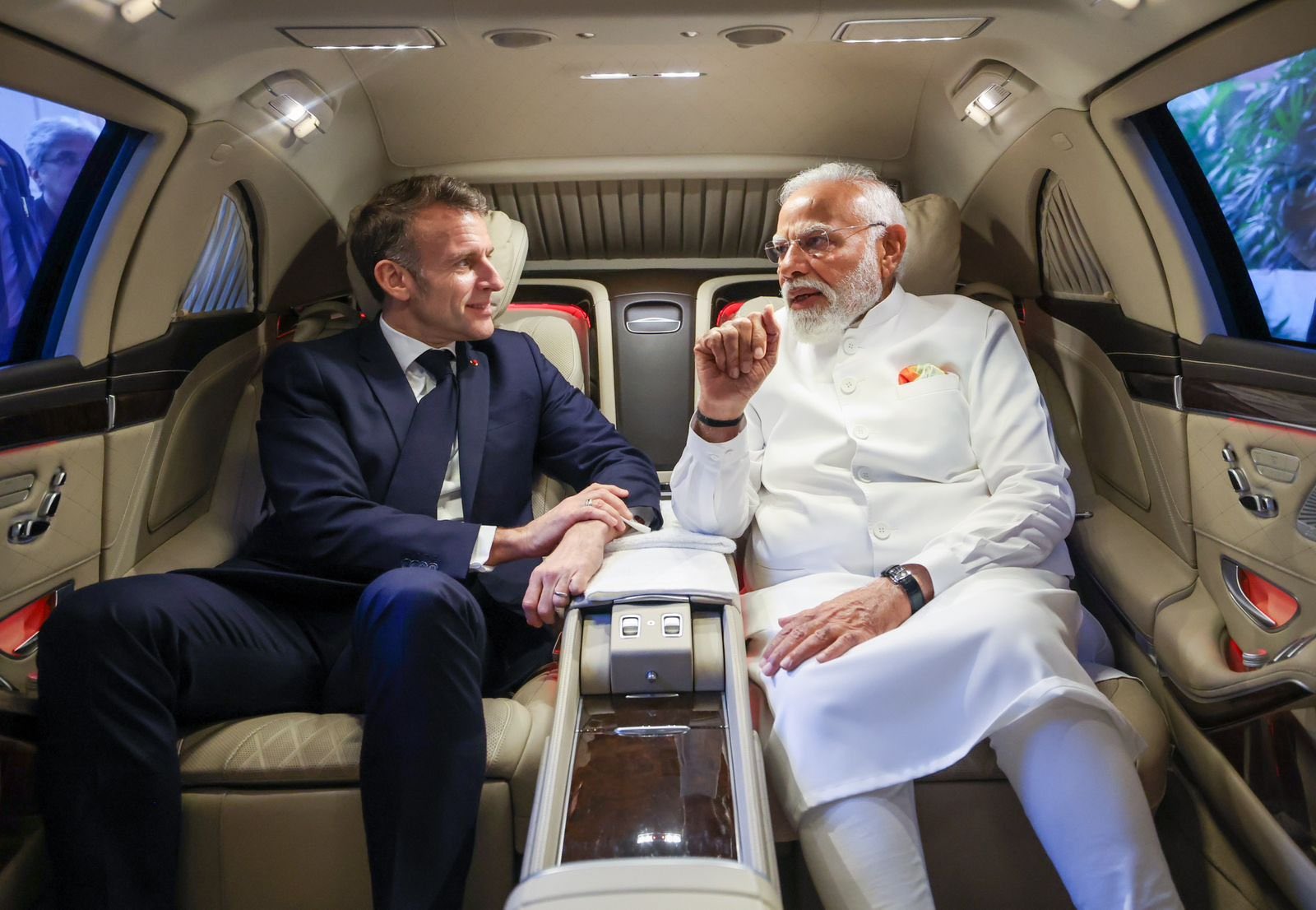 Zwischen Deeskalation und Weltordnung: Macrons Vorstoß in Neu-Delhi