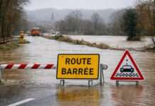 „Man kommt nicht durch, alles steht unter Wasser“ – Hochwasser schneidet Straßen in der Haute-Garonne ab Hochwasser_Überschwemmung_Illustration
