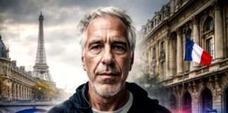 Epsteins langer Schatten über Paris: Frankreichs Justiz nimmt das Netzwerk ins Visier Jeffrey-Epstein_Justiz_Paris_Illustration