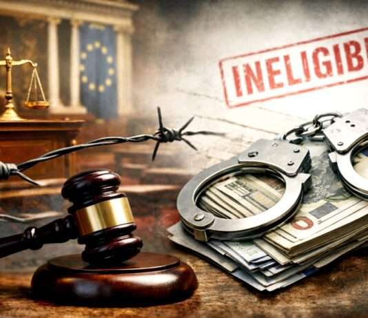 Zwischen Moral und Machtbalance: Kann mehr Unwählbarkeit die Politik retten? Justiz_Urteil_Unwählbarkeit_Illustration