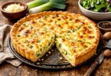 Der Februar in der französischen Küche: Lauch-Quiche mit Gruyère und Muskatnuss Lauch-Quiche-mit-Gruyère-und-Muskatnuss