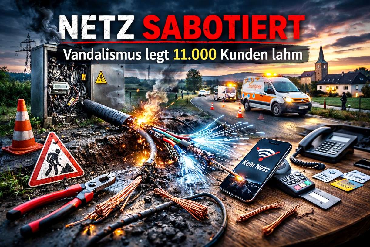 Sabotage im Département Sarthe: Als plötzlich das Telefon-Netz verstummte