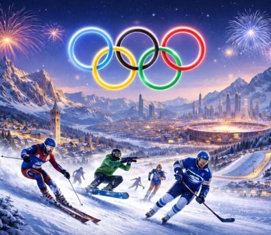 Milan, Cortina und die Kunst der großen Bühne – warum die Winterspiele 2026 alles anders machen Olympische-Winterspiele_Milan-Cortina-2026_Illustration