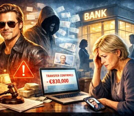 Der „falsche Brad Pitt“ und 830.000 Euro Schaden – Haben die Banken ihre Warnpflicht versäumt? Online-Betrug-Love-Scam_Illustration