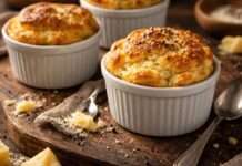 Der Februar in der französischen Küche: Soufflé mit Comté und schwarzem Pfeffer Soufflé-mit-Comté-und-schwarzem-Pfeffer