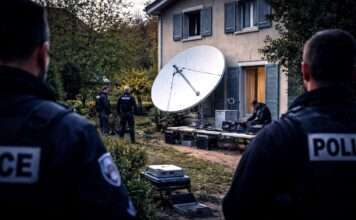 Spionage im Südwesten? Wie ein Fall in der Gironde Frankreichs Sorge vor China schürt Spionageverdacht_Satellitenschüssel_Illustration