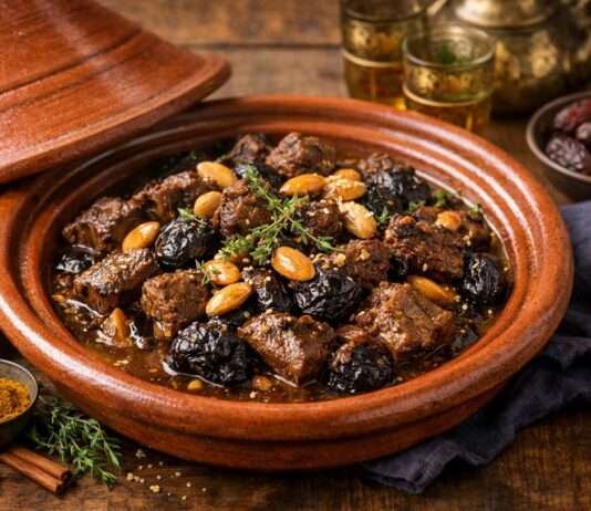 Ramadan in der französischen Küche – Tajine d’agneau aux pruneaux et thym Tajine-d-agneau-aux-pruneaux-et-thym