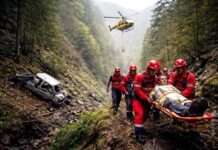 Fünf Tage im Abgrund – Wie ein 48-Jähriger in der Ardèche dem Tod entkam Unfall_Schlucht_Rettung_Illustration