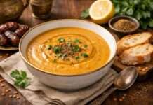 Ramadan in der französischen Küche – Velouté de lentilles corail au cumin – Samtige Wärme zum Iftar Velouté-de-lentilles-corail-au-cumin