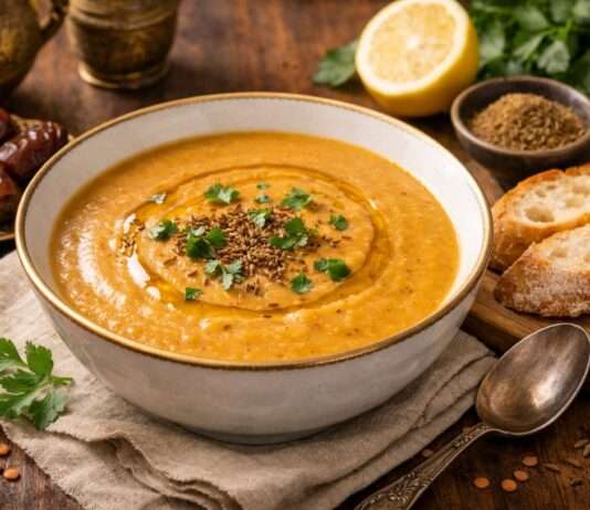 Ramadan in der französischen Küche – Velouté de lentilles corail au cumin – Samtige Wärme zum Iftar Velouté-de-lentilles-corail-au-cumin