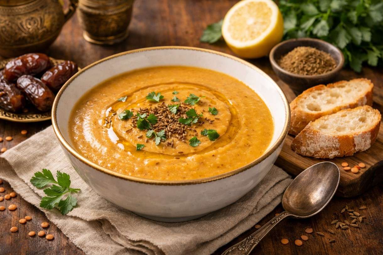 Ramadan in der französischen Küche - Velouté de lentilles corail au cumin – Samtige Wärme zum Iftar